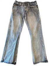 Flypaper Men's Size W32 L30 Blue Light Wash Bootcut Jeans Y2K Street Wear 