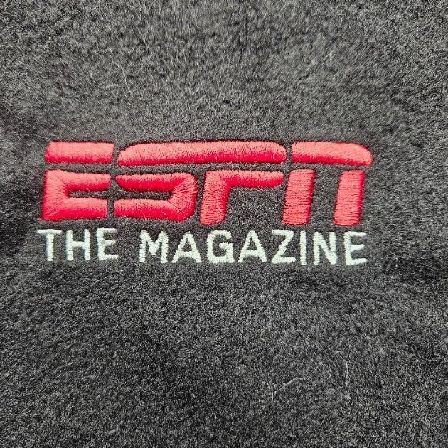 ESPN The Magazine Para hombres Talla XL Negro Polar Pullover Sudadera con Capucha Sudadera Foto 4 de 4