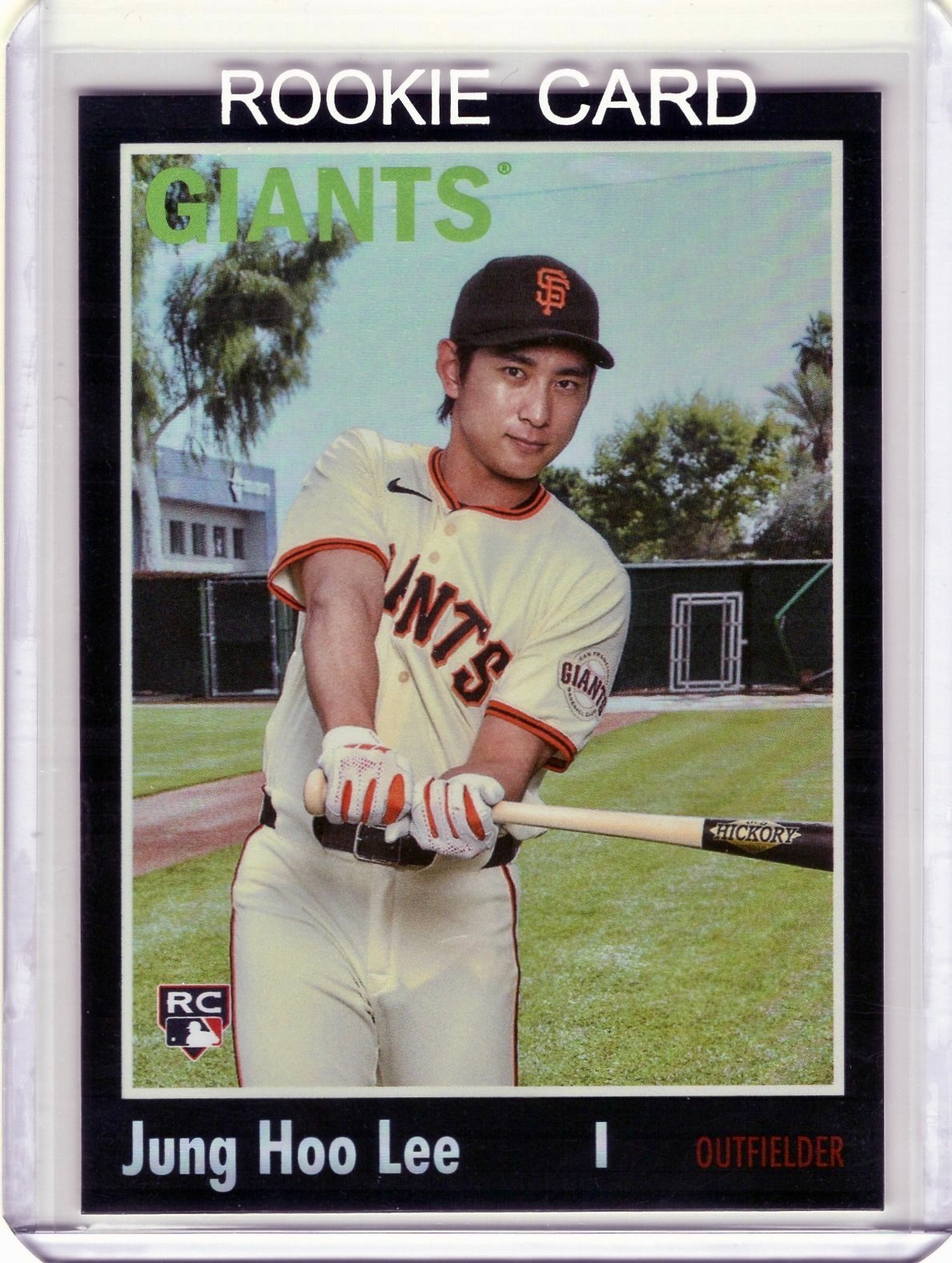 Jung-Hoo Lee 2024 Topps Archives #127 Black Foilboard (RC) SF Giants