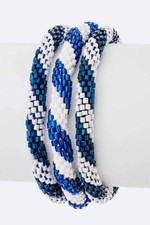 Team Color Nepal Beaded Roll On Bracelet Set Pack Of 3