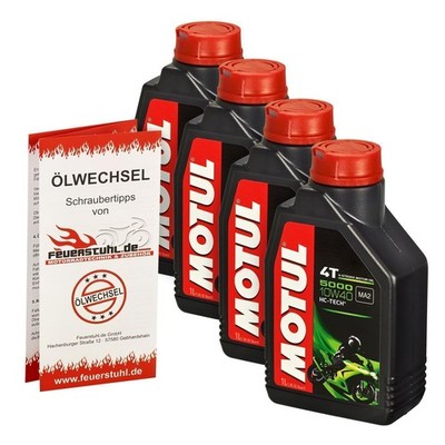 Yamaha TDM 850, Bj. 91-01 (3VD 4CM 4TX); Öl Motul 10w40 - 4 Liter Motoröl