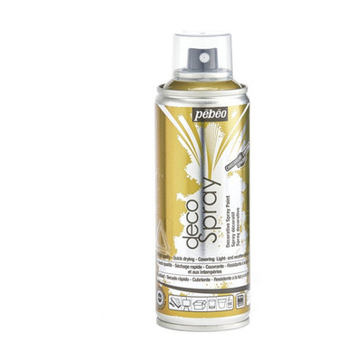 Decospray Chrome Spray Can 200ml 882-Gold