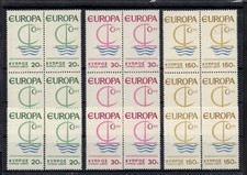 U211 Cyprus / Chypre / Zypern 1966 EUROPA CEPT complete 6 sets - MNH