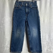 Vintage Levis 550 Jeans 5 Kids Slim Relaxed Fit Blue Denim Straight Leg
