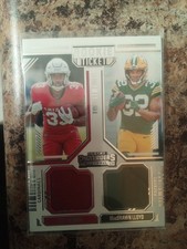 2024 Panini Contenders - Rookie Ticket Dual Swatches Trey Benson, Marshawn Lloyd