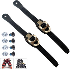 2 Set Roller Skates Strap with Adjustable Buckle Mount Screws Nuts Set Universal