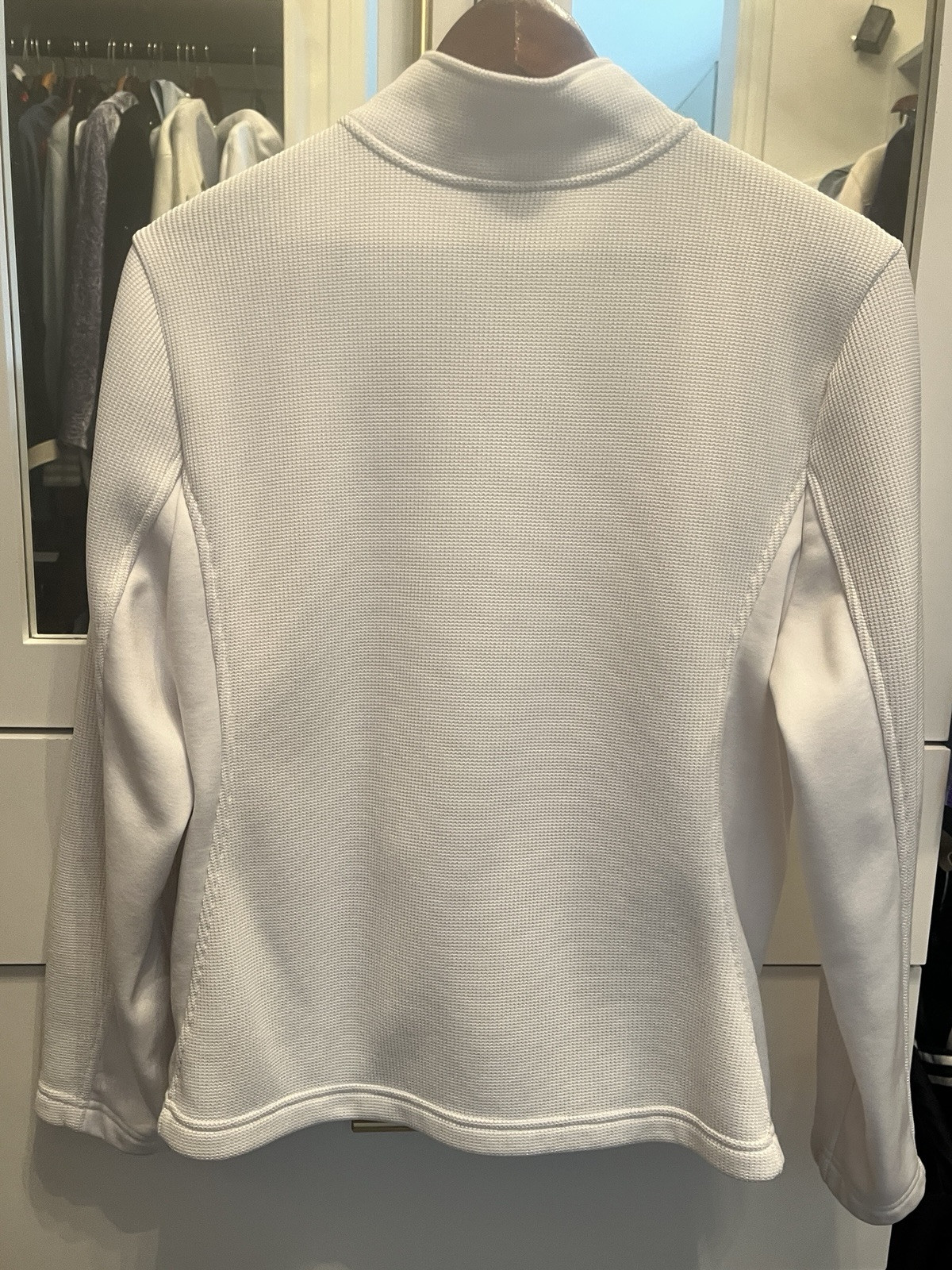 Spyder Active Solid White Full Zip Jacket Athleti… - image 3