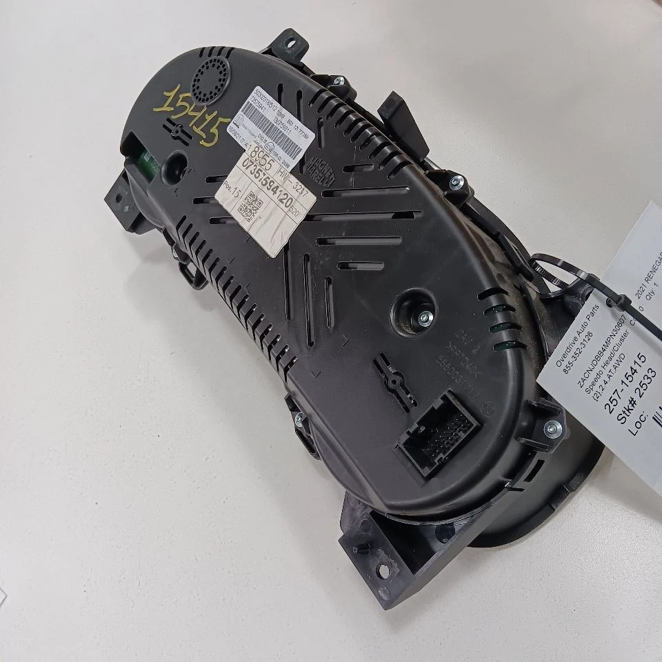 Velocímetro medidor racimetro 160 MPH para Jeep Renegade 20-21 Foto 2 de 4