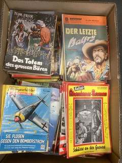 200 ROMANHEFTE bunt gemischt meistens 50er/60er Jahre (siehe Fotos) [9298B]