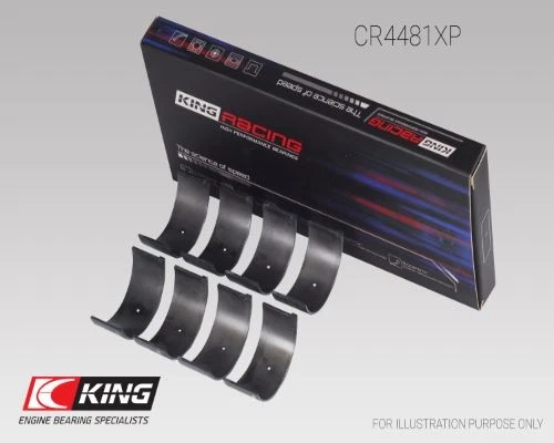 CONNECTING ROD BEARING CR4481XP STD FOR T4G62T4D654G62T4D65T 1.8L G62B 1.8L 4cyl - Image 2 of 4