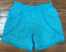 Columbia Omni-Shade Sun Protection Teal Summer Beach Shorts Girls L 14/16
