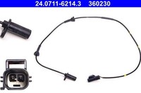 ATE Sensor Raddrehzahl Vorne Links Passend FüR Volvo S60 S80 V70 XC70 1