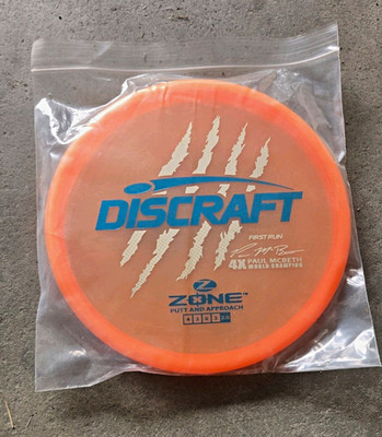 Discraft Paul McBeth 4X Z Zone First Run Z Line