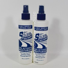 2 Luster's S Curl No Drip Curl Activator Moisturizer Spray 8 fl oz