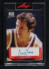 2022 Leaf Pro Set Sports Portraits Auto Red Jerry West #PSP-JW1 Auto HOF 0c3