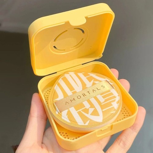 Portable Empty Box Multiple Pores Large Powder Puff Box Makeup Tools - Picture 3 of 8