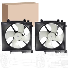 A/C Condenser Radiator Cooling Fan Assembly Fits 2005-2014 Subaru Legacy Outback