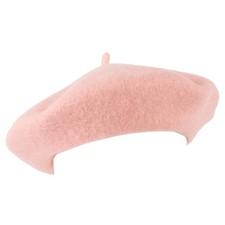 100 Wool French Beret for Men and Women Classic Plain Color Artist Style Hat