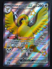 Carte Pokémon Roucarnage EX 221/091 PAF EV4.5 FA Full Art FR NEUVE