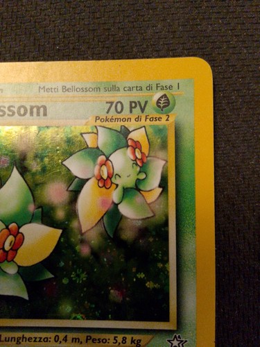POKEMON BELLOSSOM 3/111 NEO GENESIS NO PRIMA EDIZIONE EXCELLENT OPERA VINTAGE - Foto 3 di 6