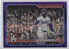 2024 Topps Chrome Purple Sonar Refractor /275 Teoscar Hernandez Hernández 0o3x