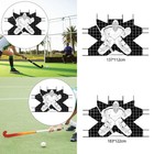 Hockey Goal Improve Skills Easy Installation Training Aid Folding Goalie Target