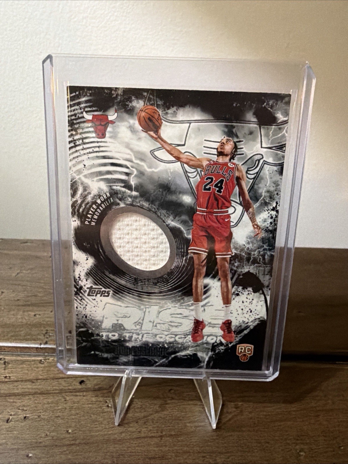 2025-26 Topps Noa Essengue Rise to the Occasion Relic RC Jersey #RTO-NE Bulls