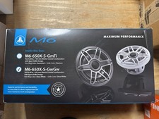JL Audio M6-650X-S-GwGw Marine Speakers Waterproof Sport Grille 75W 6.5" White