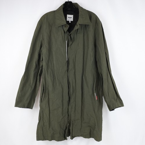 Moschino Jeans, Moschino Jeans Vintage Long Button-Up Jacket In Dark Green - Women's Size US 34