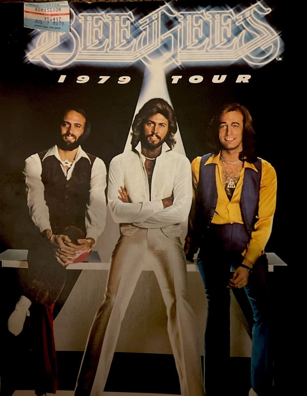 Bee Gees 2 🎫  TICKETS Concert Tour Program  July 7 1979 Dodgers Stadium In LA 2