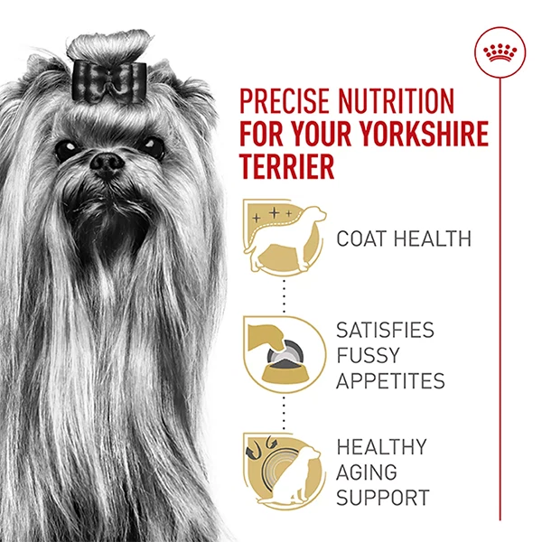 Comida seca para perros adultos Royal Canin Breed Health Nutrition Yorkshire Terrier - 10 lb Foto 4 de 4