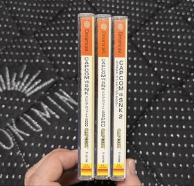 Lot 3 DC Capcom vs SNK 2000 2000 Pro 2001 NTSC-J Dreamcast From Japan