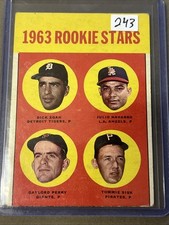 1963 Topps - Rookie Stars Gaylord Perry, Tommie Sisk, Dick Egan #169 (RC)
