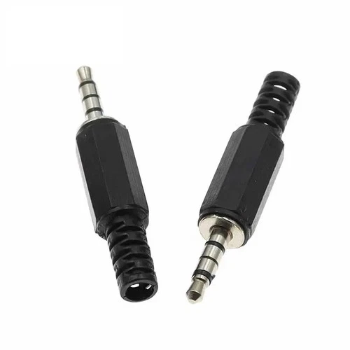 5PCS 3.5mm Audio Jack Plug Male Stereo Solder Type 2/3/4 Pole Headphone - Picture 5 of 10