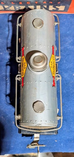 Vtg Lionel Prewar O Gauge Tinplate 654 Sunoco Tank Car with Original box - Picture 5 of 8