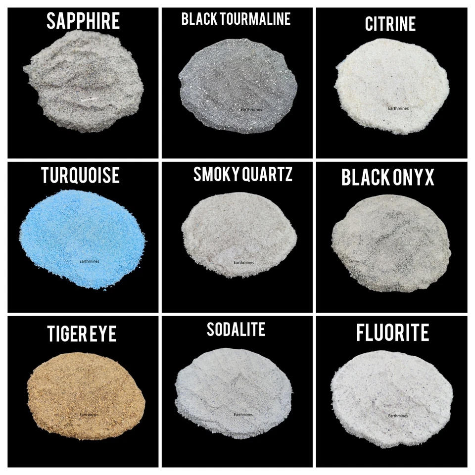 Natural Coarse Crushed Gemstone Powder For Jewelry Art Making For Fine Dust Sand - Image 3 of 4