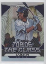 2020 Panini Prizm Top of the Class Silver Prizm CJ Abrams #TOC-6 fo7