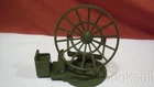 ORIGINAL EARLY 1950S MARX U.S. ARMY TRAINING CENTER OD HP RADAR DISH TRUCK LOAD