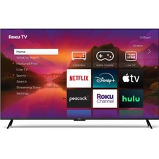 Roku 65R6A5R 65 Inch Plus Series QLED 4K Smart Roku TV - Refurbished