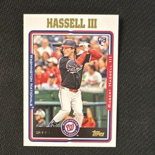 Topps 2025 Topps Archives 2005 Topps Robert Hassell III Rookie #229 Nationals