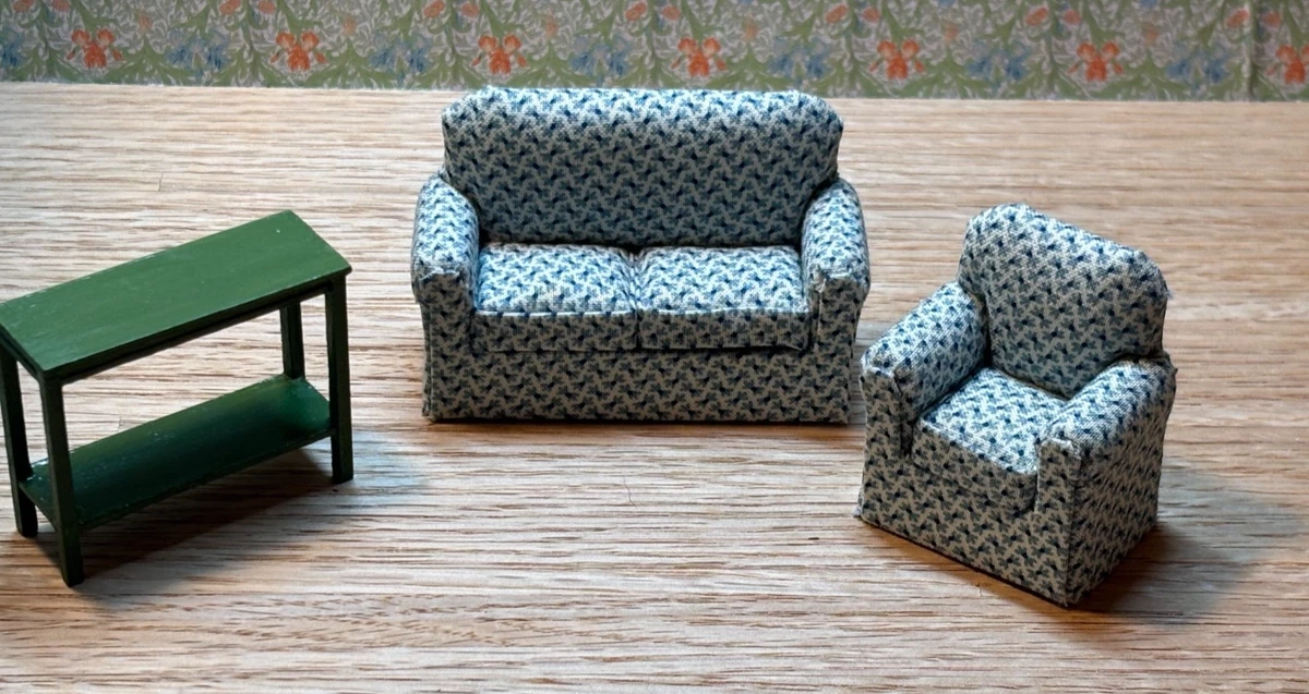 Melody Jane Alfombra De Escalera Azul Real Para Casa De Muñecas – Tejido En Miniatura Escala 1:12 – Medidas 50x485 Mm – Ideal Para Coleccionistas Y Decoración De Dioramas