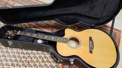 Akustische Gitarre PRS SE Angelus AX20E inkl. Koffer und eingeb. Fishman Tonabn.