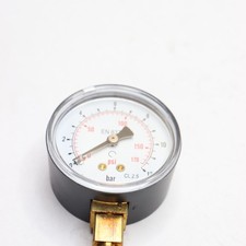 Compressor Barometer Pressure Gauge 170 Psi 3/8" CL2.5