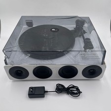 1 by ONE All-in-One Record Player Wireless Input Piano Lacquer White lp03A- READ