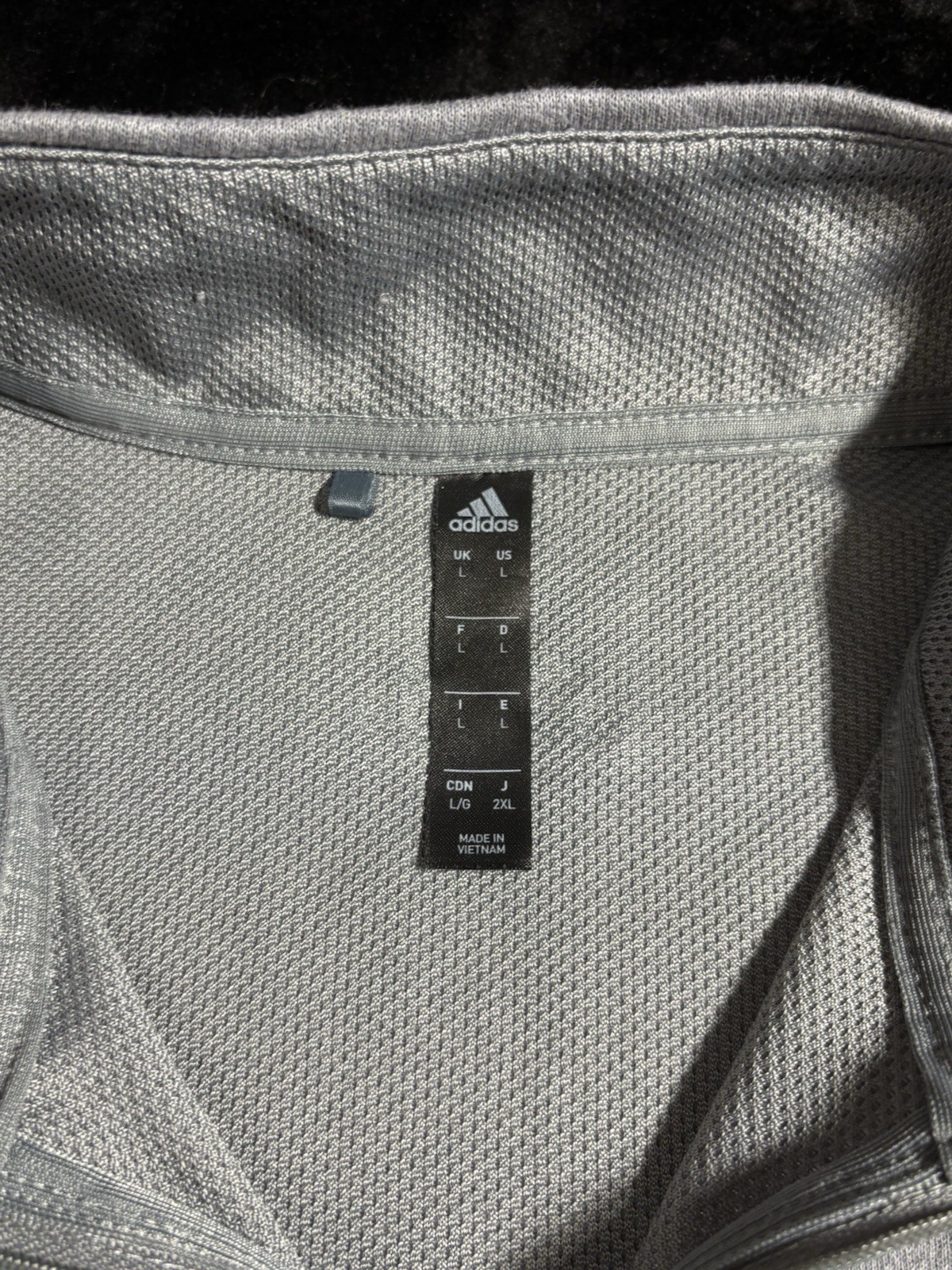 Adidas Solid Gray Comfort Quarter Zip Sweater Men… - image 8