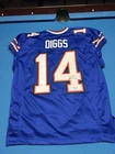 Buffalo Bills Diggs #14 Autographed Jersey Beckett Authenticated Blue Football