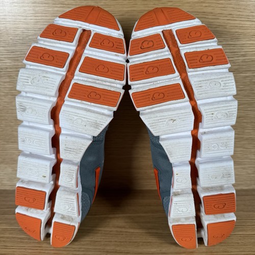 ON Cloud Hombre Entrenadores / Cordón con Cordón - Gris/Naranja - Talla 7.5 UK (41 EUR) - Imagen 18 de 19