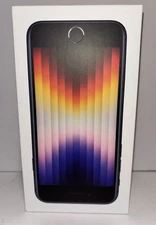 EMPTY BOX ONLY Apple iPhone SE (3rd Generation) Midnight