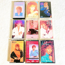 Reba McEntire-Cassettes Lot of 9 : What If It's You; Live; It's Your Call; 6
