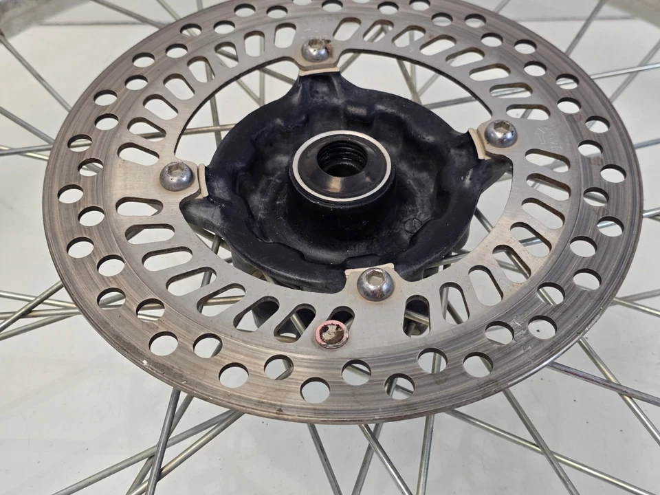 Honda XR600R 1992 llanta delantera cubo disco de freno rotor D.I.D. 21 x 1,60" Foto 3 de 4